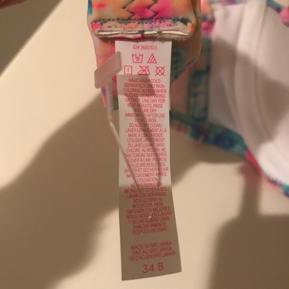 NWOT pink Victoria’s Secret push-up bandeau bikini - Picture 5 of 5